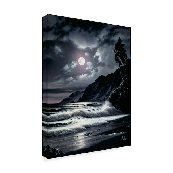 Anthony Casay 'Night Scene 5' Canvas Art,35x47